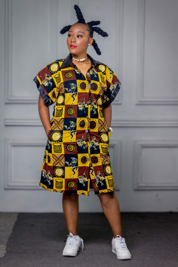 Robe Wax "Rythmes d’Afrique"