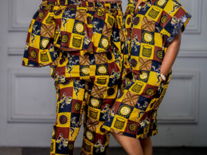 Afrik'Itendi - www.afrik-itendi.com - ensemble Femme Jaune