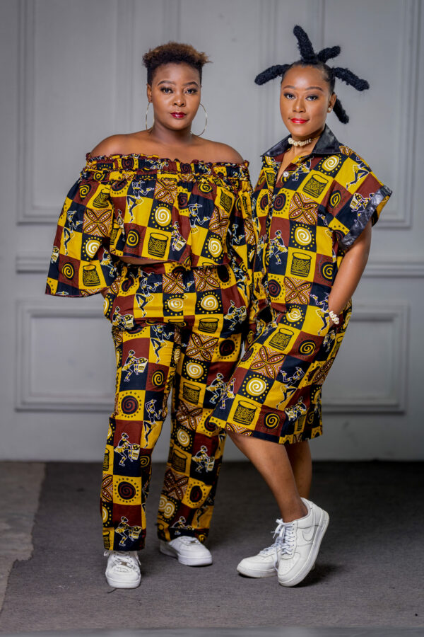 Afrik'Itendi - www.afrik-itendi.com - ensemble Femme Jaune